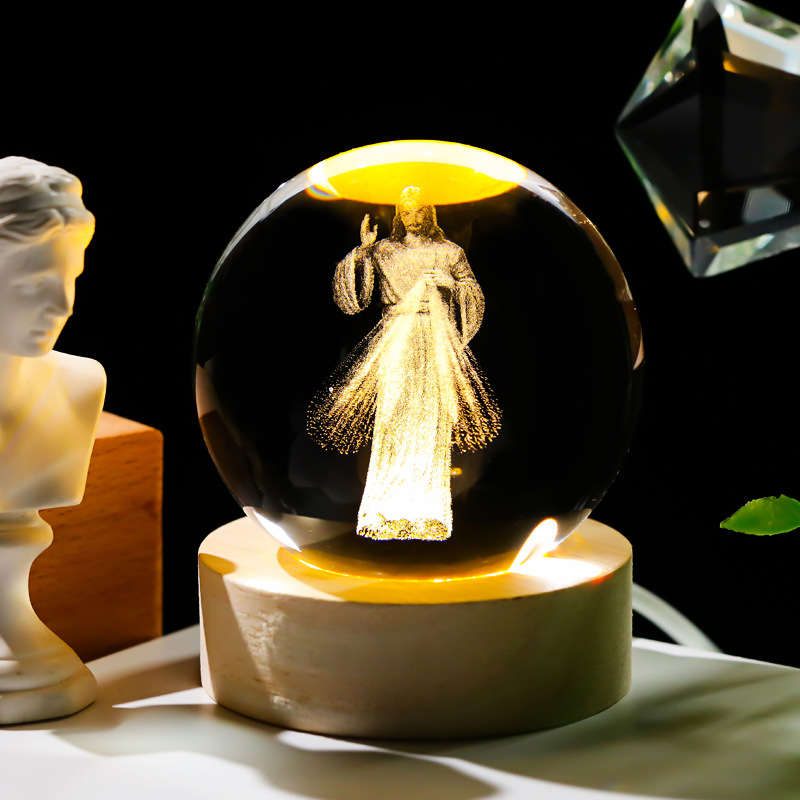Crystal Ball Light 3D - Cross Edition