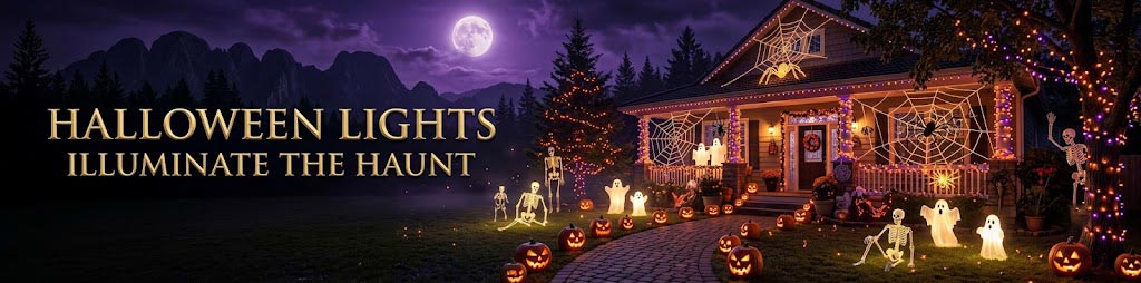 Halloween Lights banner